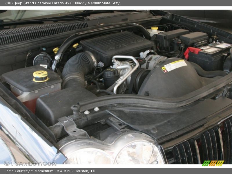 Black / Medium Slate Gray 2007 Jeep Grand Cherokee Laredo 4x4