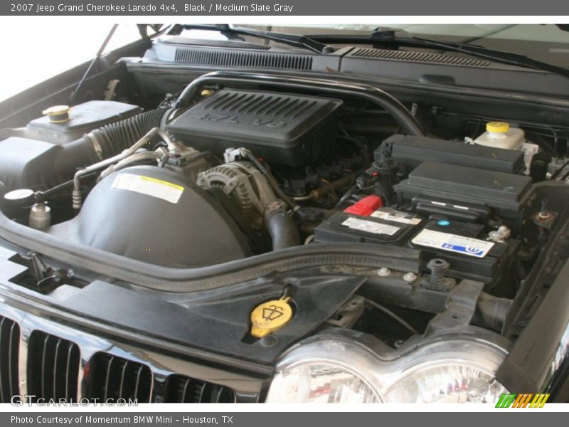 Black / Medium Slate Gray 2007 Jeep Grand Cherokee Laredo 4x4