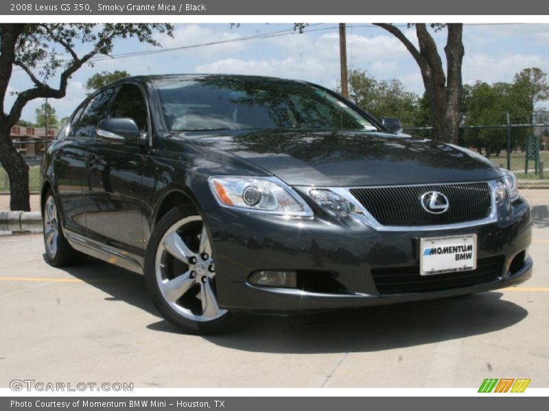 Smoky Granite Mica / Black 2008 Lexus GS 350