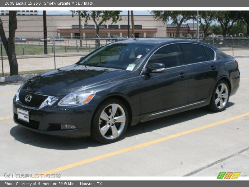 Smoky Granite Mica / Black 2008 Lexus GS 350