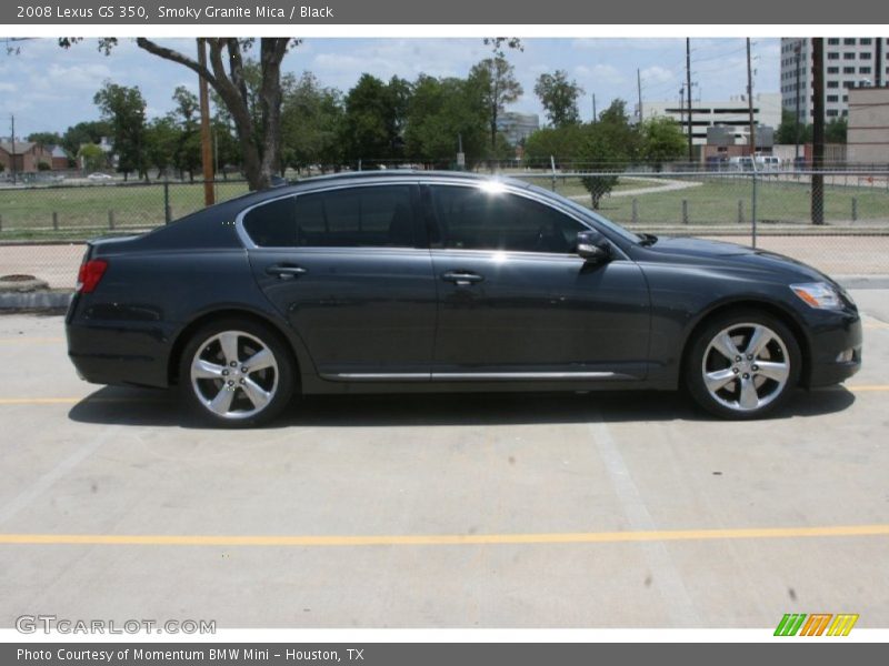 Smoky Granite Mica / Black 2008 Lexus GS 350
