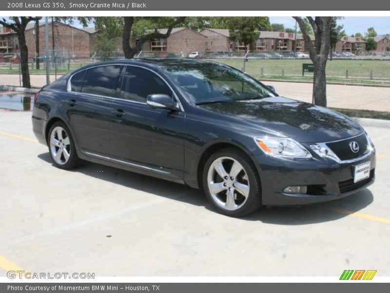 Smoky Granite Mica / Black 2008 Lexus GS 350