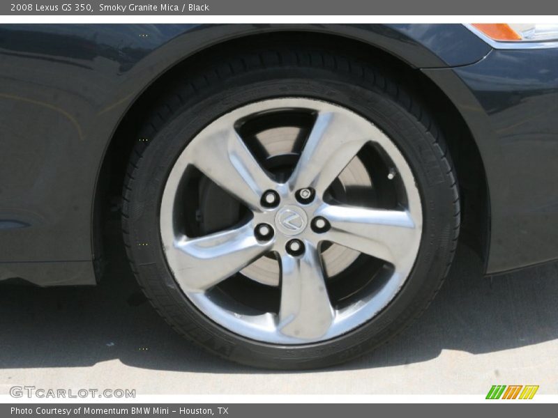 Smoky Granite Mica / Black 2008 Lexus GS 350