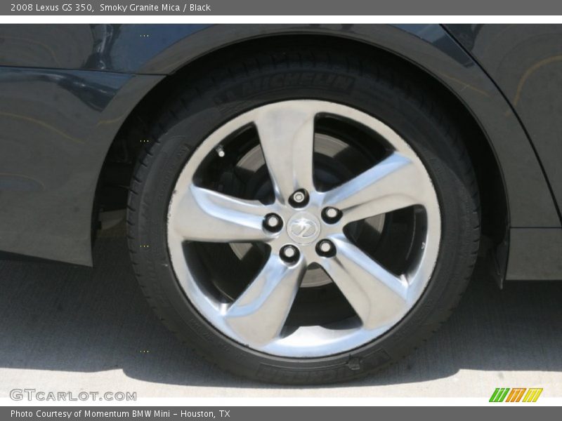Smoky Granite Mica / Black 2008 Lexus GS 350