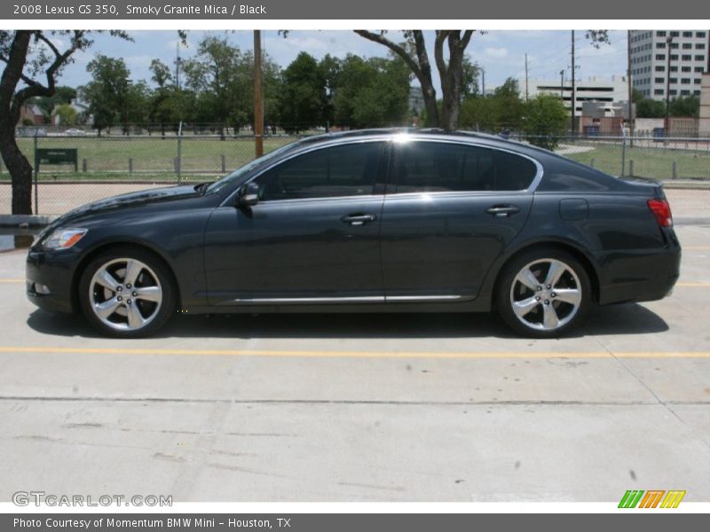 Smoky Granite Mica / Black 2008 Lexus GS 350