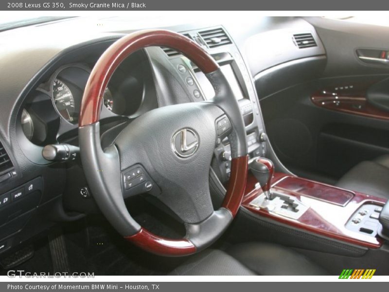 Smoky Granite Mica / Black 2008 Lexus GS 350