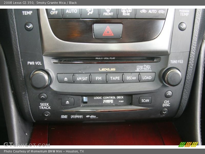 Smoky Granite Mica / Black 2008 Lexus GS 350