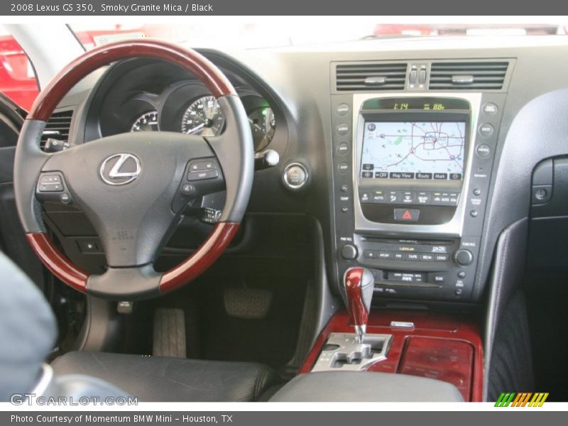 Smoky Granite Mica / Black 2008 Lexus GS 350