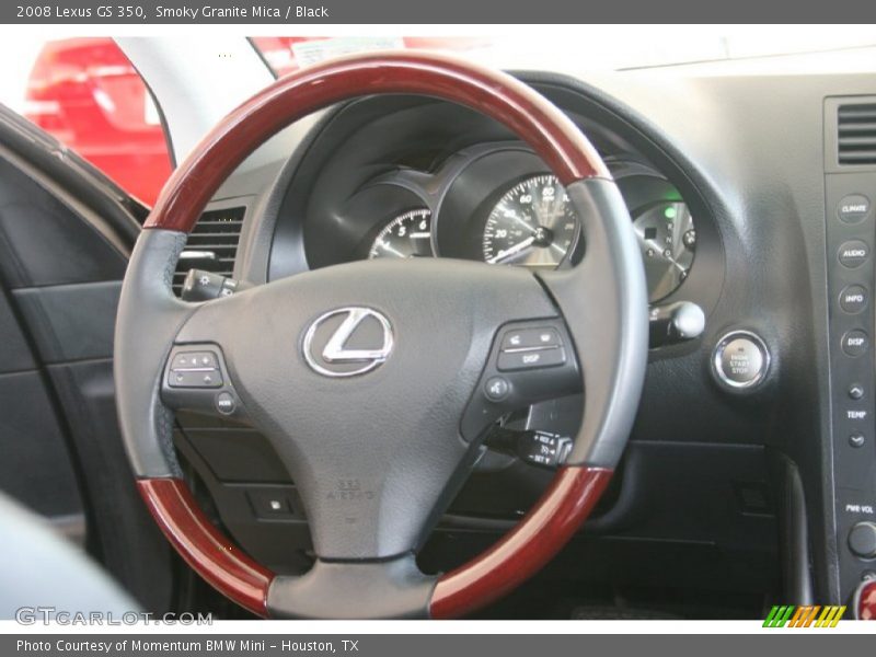 Smoky Granite Mica / Black 2008 Lexus GS 350