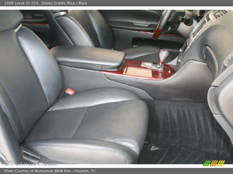 Smoky Granite Mica / Black 2008 Lexus GS 350