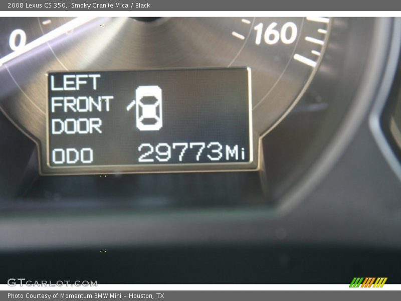 Smoky Granite Mica / Black 2008 Lexus GS 350