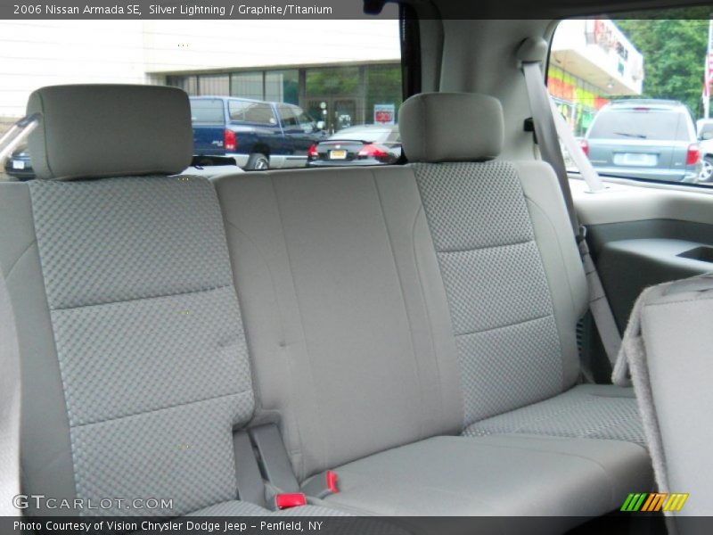 Silver Lightning / Graphite/Titanium 2006 Nissan Armada SE