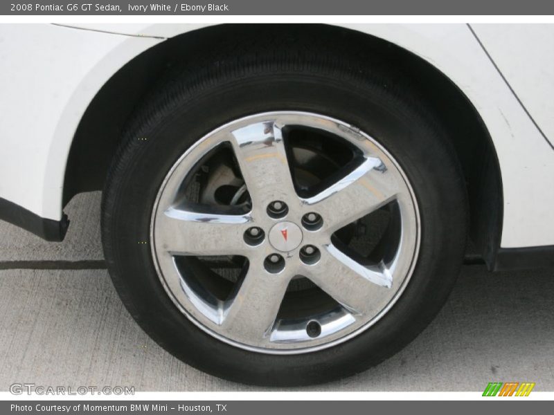 Ivory White / Ebony Black 2008 Pontiac G6 GT Sedan