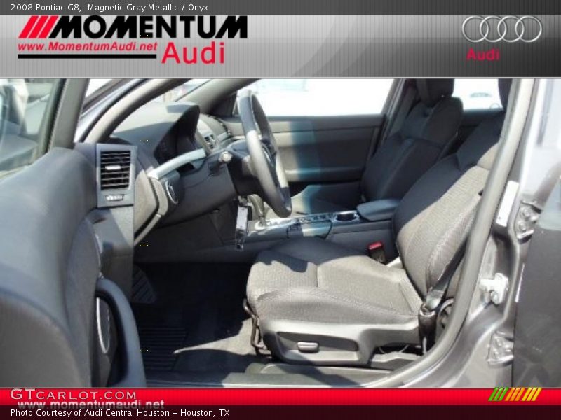 Magnetic Gray Metallic / Onyx 2008 Pontiac G8