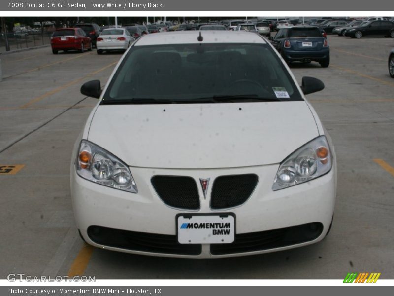 Ivory White / Ebony Black 2008 Pontiac G6 GT Sedan