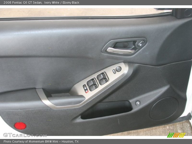 Ivory White / Ebony Black 2008 Pontiac G6 GT Sedan