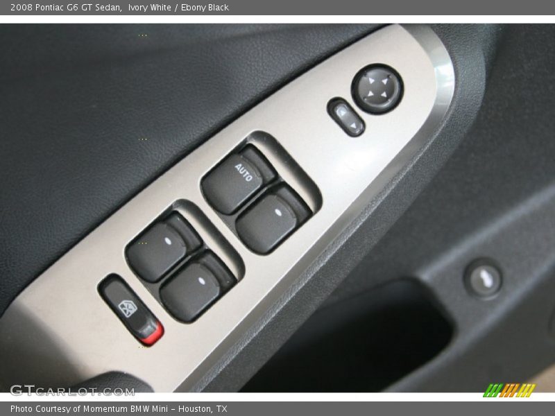 Ivory White / Ebony Black 2008 Pontiac G6 GT Sedan