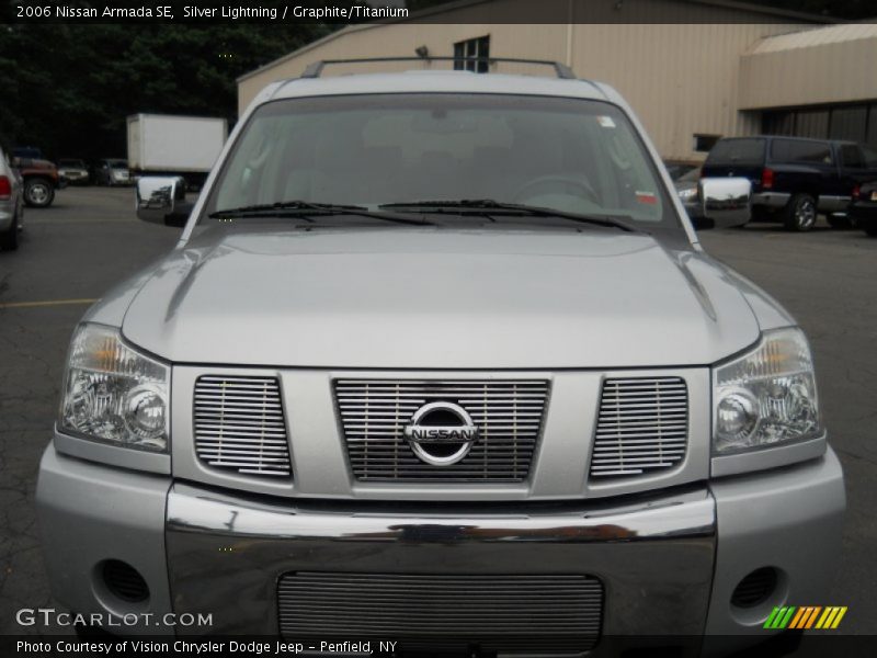 Silver Lightning / Graphite/Titanium 2006 Nissan Armada SE