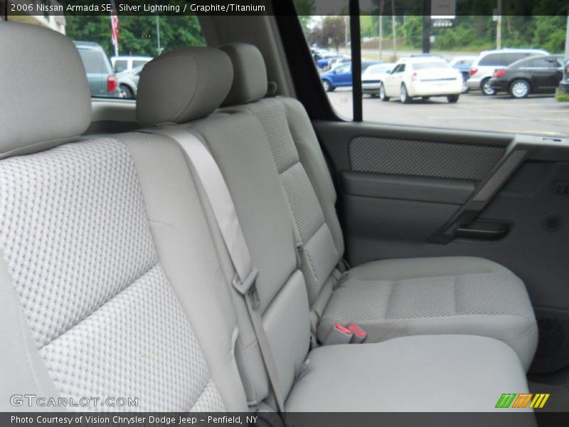 Silver Lightning / Graphite/Titanium 2006 Nissan Armada SE
