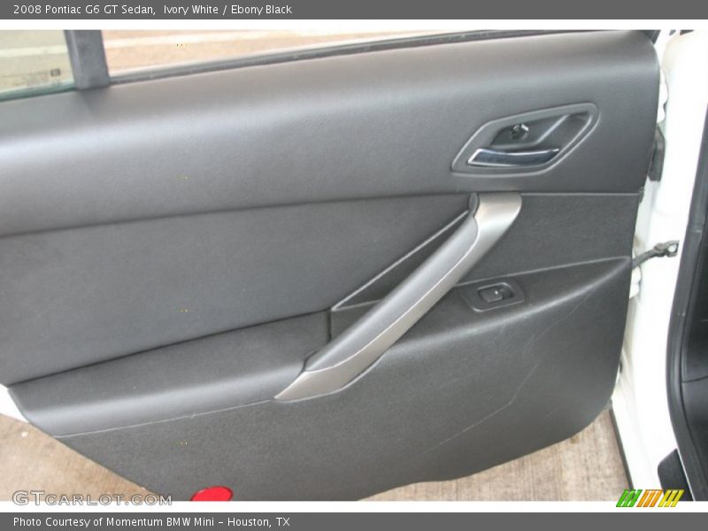 Ivory White / Ebony Black 2008 Pontiac G6 GT Sedan
