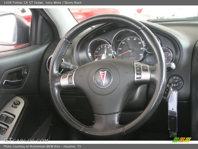 Ivory White / Ebony Black 2008 Pontiac G6 GT Sedan