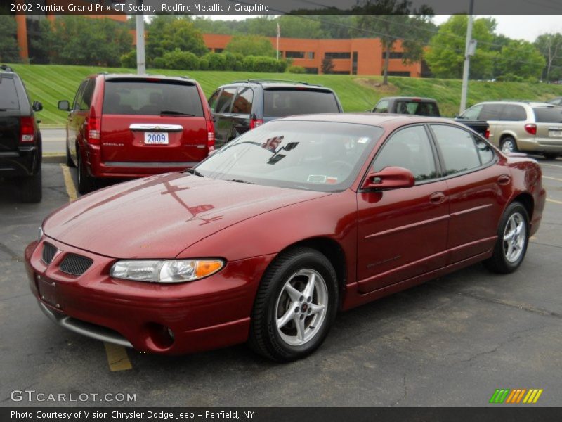 Redfire Metallic / Graphite 2002 Pontiac Grand Prix GT Sedan