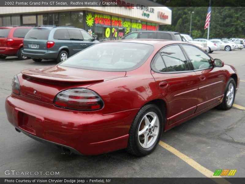Redfire Metallic / Graphite 2002 Pontiac Grand Prix GT Sedan