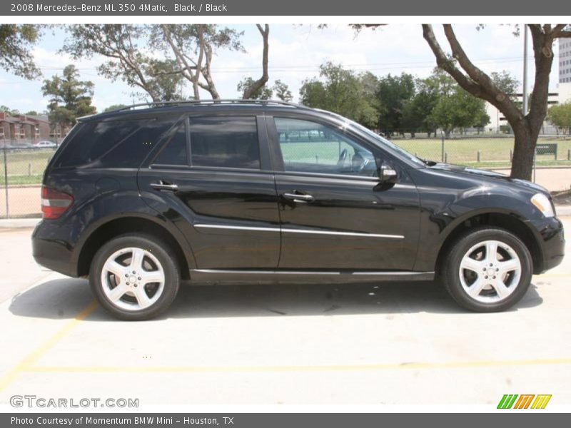 Black / Black 2008 Mercedes-Benz ML 350 4Matic
