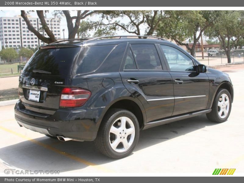 Black / Black 2008 Mercedes-Benz ML 350 4Matic