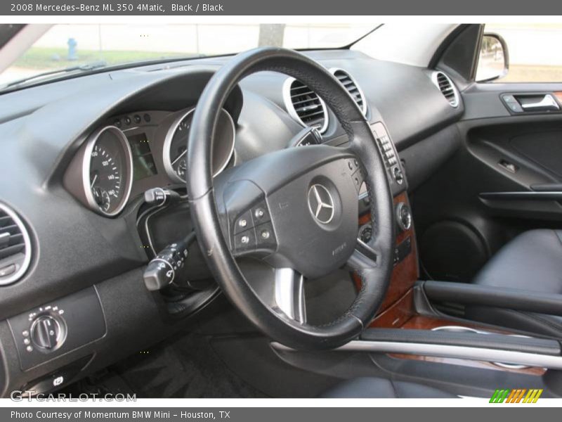 Black / Black 2008 Mercedes-Benz ML 350 4Matic
