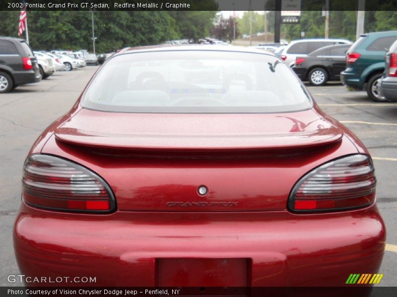 Redfire Metallic / Graphite 2002 Pontiac Grand Prix GT Sedan