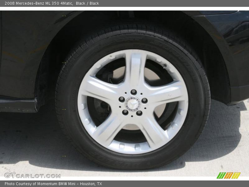Black / Black 2008 Mercedes-Benz ML 350 4Matic