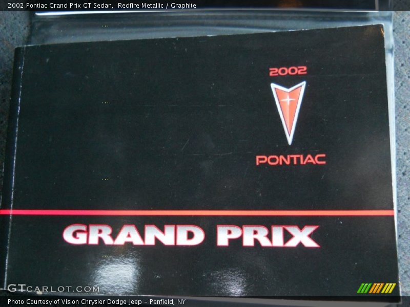 Redfire Metallic / Graphite 2002 Pontiac Grand Prix GT Sedan