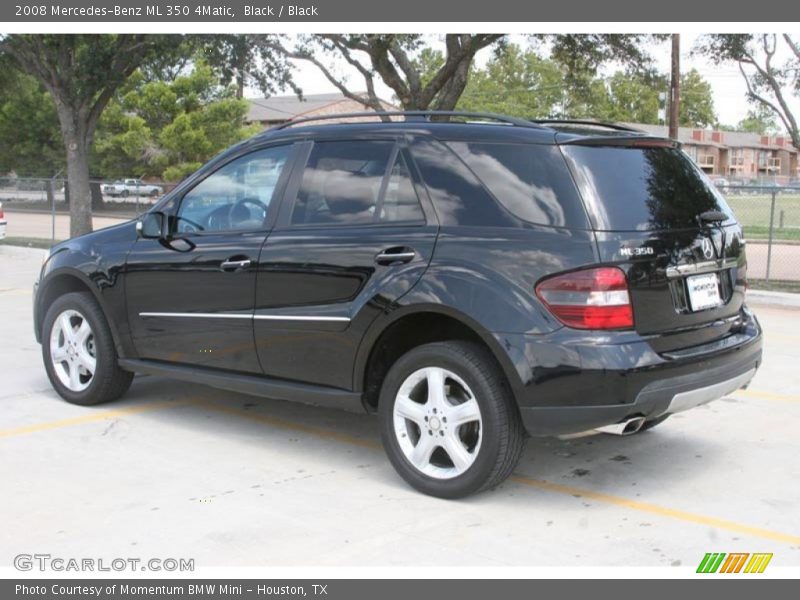 Black / Black 2008 Mercedes-Benz ML 350 4Matic