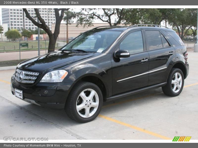 Black / Black 2008 Mercedes-Benz ML 350 4Matic