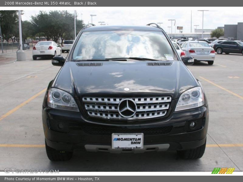 Black / Black 2008 Mercedes-Benz ML 350 4Matic