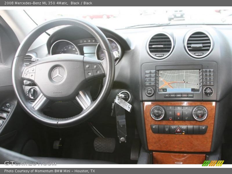Black / Black 2008 Mercedes-Benz ML 350 4Matic