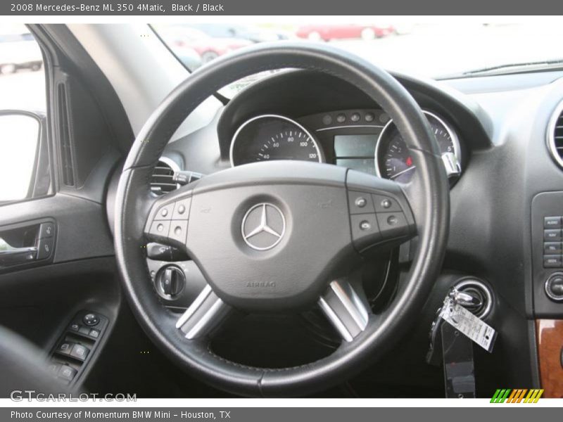 Black / Black 2008 Mercedes-Benz ML 350 4Matic