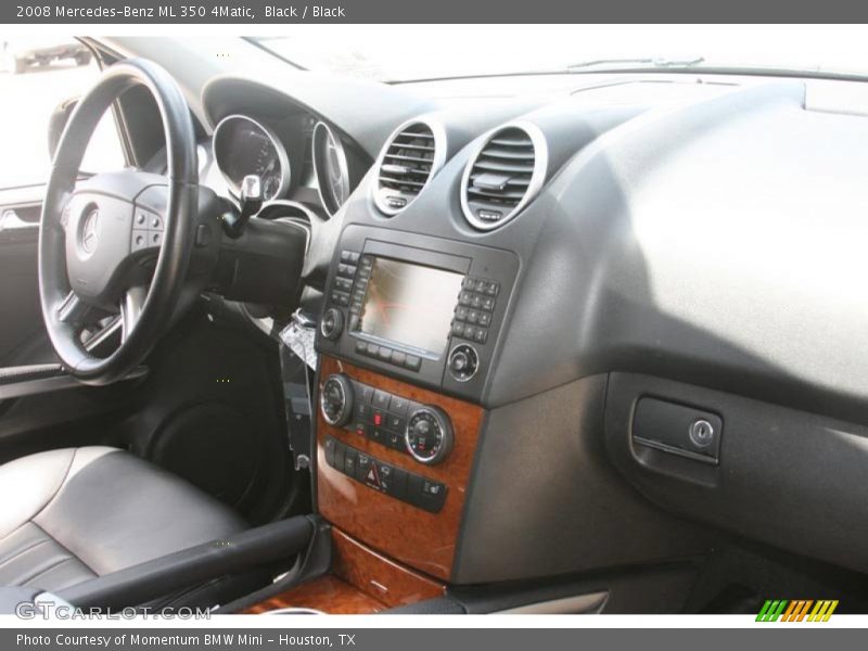 Black / Black 2008 Mercedes-Benz ML 350 4Matic