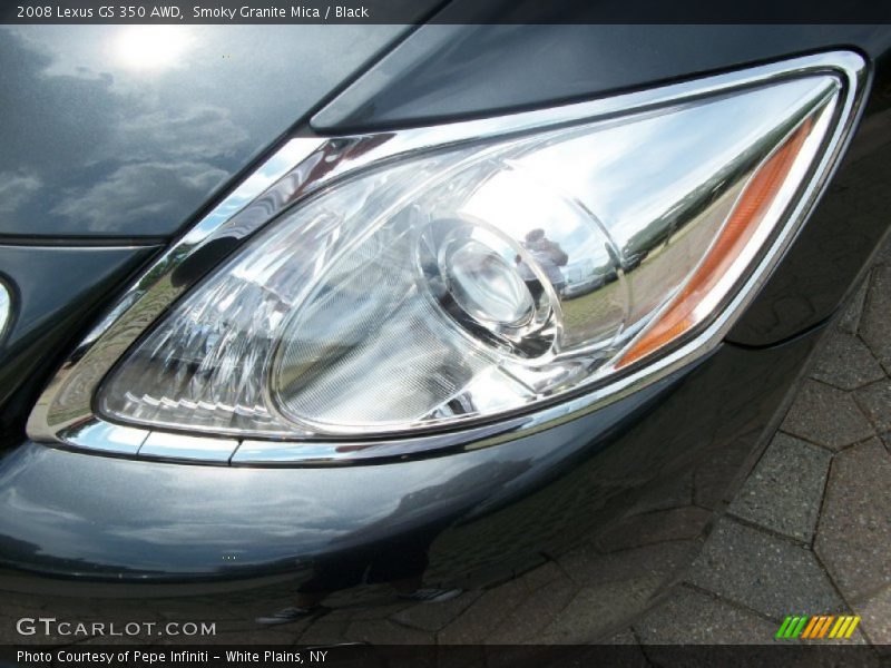 Smoky Granite Mica / Black 2008 Lexus GS 350 AWD