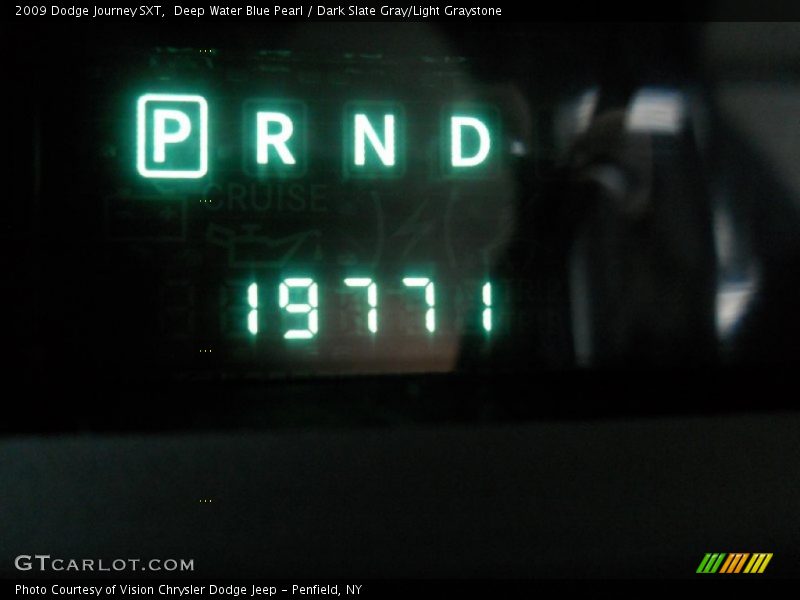 Deep Water Blue Pearl / Dark Slate Gray/Light Graystone 2009 Dodge Journey SXT