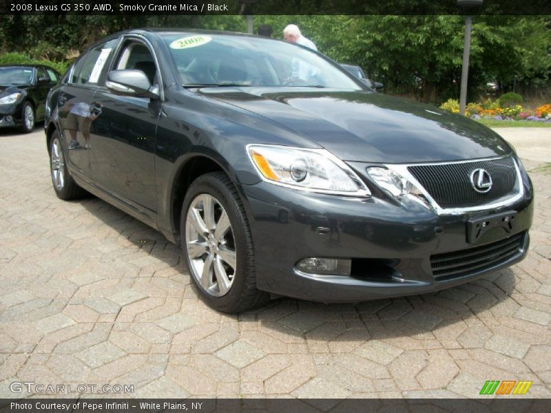 Smoky Granite Mica / Black 2008 Lexus GS 350 AWD