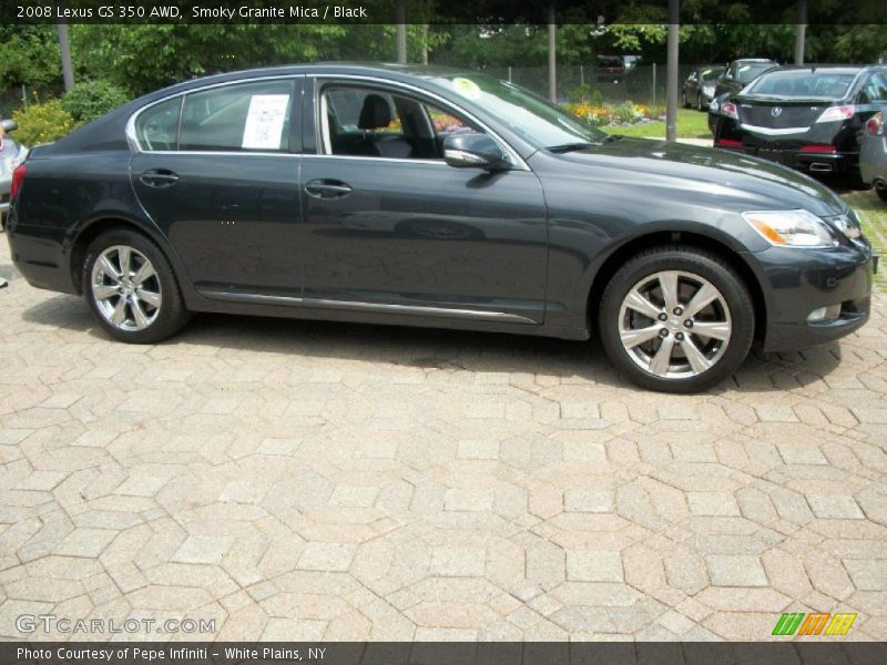 Smoky Granite Mica / Black 2008 Lexus GS 350 AWD