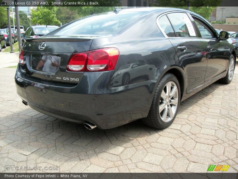 Smoky Granite Mica / Black 2008 Lexus GS 350 AWD
