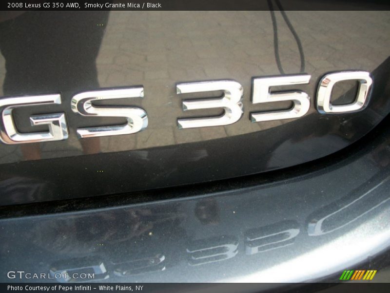 Smoky Granite Mica / Black 2008 Lexus GS 350 AWD