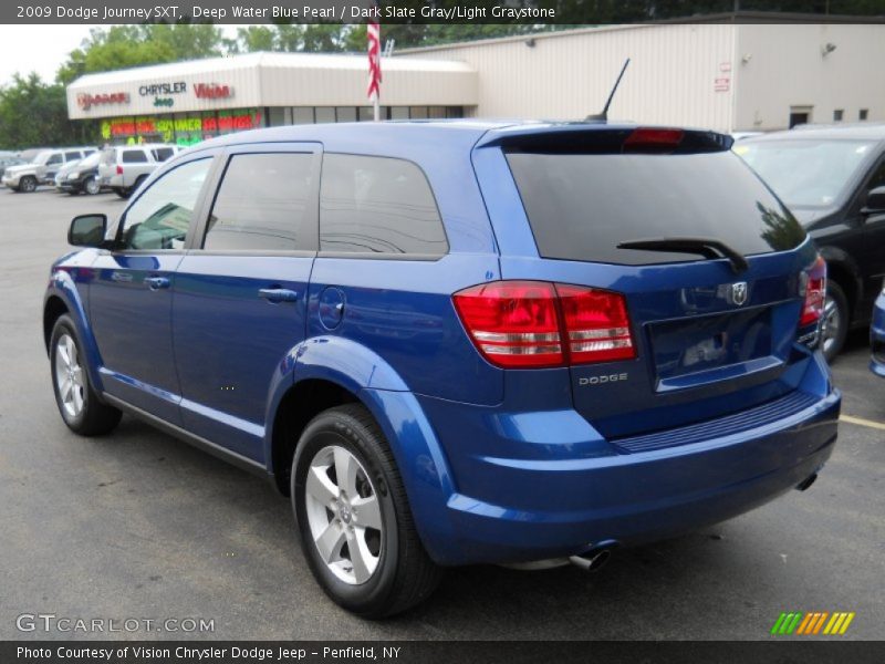 Deep Water Blue Pearl / Dark Slate Gray/Light Graystone 2009 Dodge Journey SXT