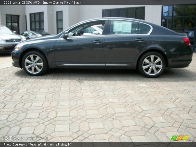 Smoky Granite Mica / Black 2008 Lexus GS 350 AWD