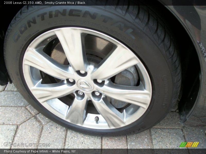 Smoky Granite Mica / Black 2008 Lexus GS 350 AWD