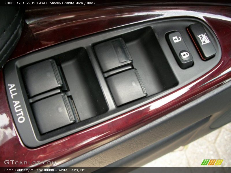 Smoky Granite Mica / Black 2008 Lexus GS 350 AWD