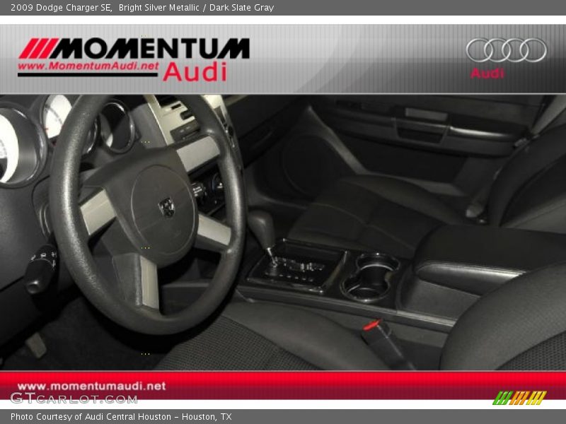 Bright Silver Metallic / Dark Slate Gray 2009 Dodge Charger SE